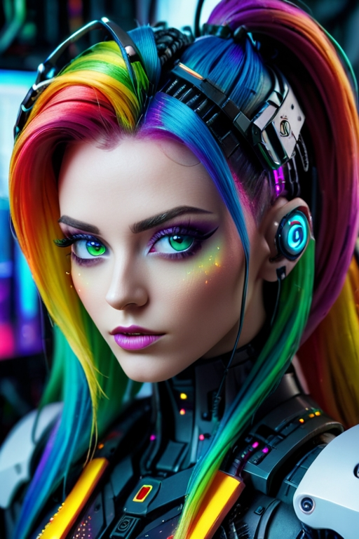 2022501322-3105343993-cyber, beautiful female, midshot, multicolored rainbowhair, perfect face, perfect eyes, detailed face, detailed atmospheric back.png